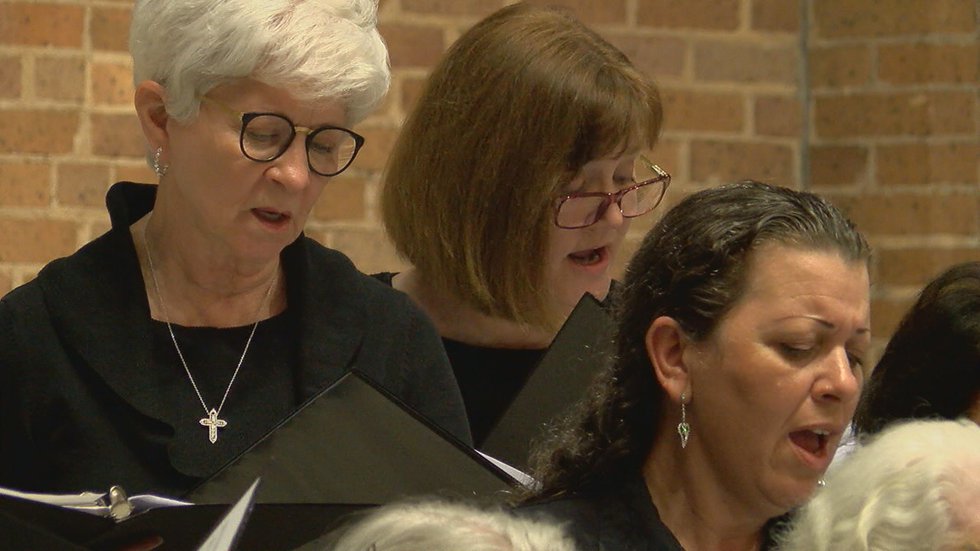 Members of the Diocesan Choir come from the 33 counties in the Diocese of Tyler.