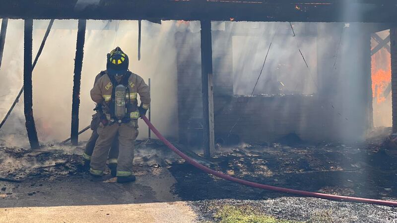 Crews respond to house fire near Payne Springs