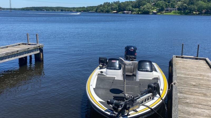 Boat on lake