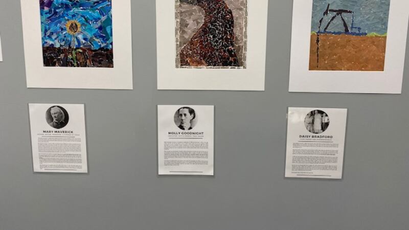 "History Making Texans" exhibit