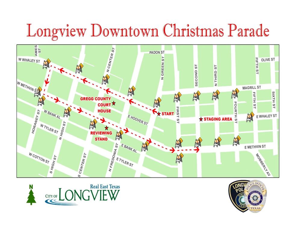 Tyler, Longview Christmas parades planned for Thursday evening