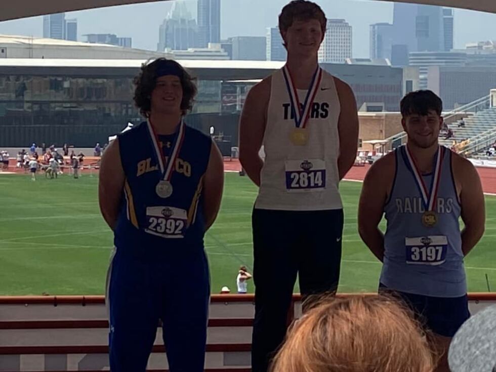 Calvin Mason of West Rusk places third.