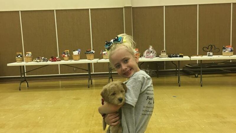 Dani Miller and her dog Yankee.