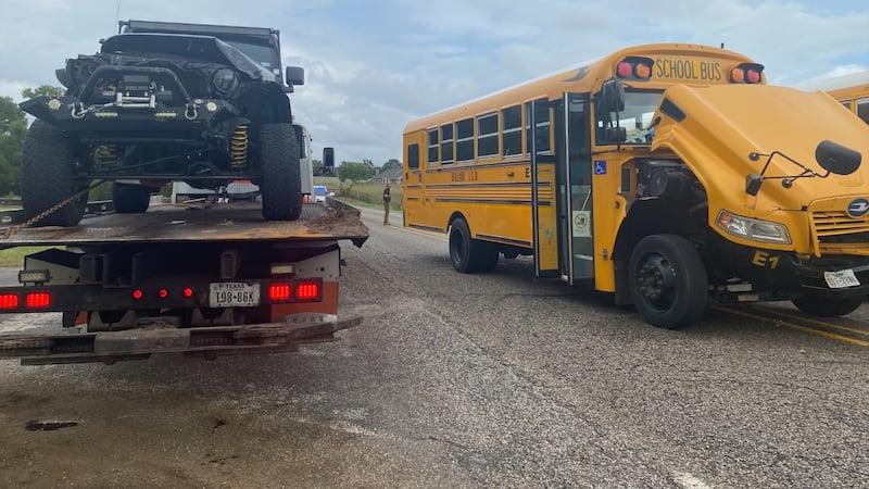 Crash involving Bullard ISD bus