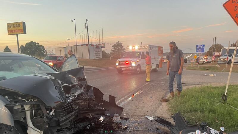 Responders immediately requested a medical helicopter for the motorcycle driver.