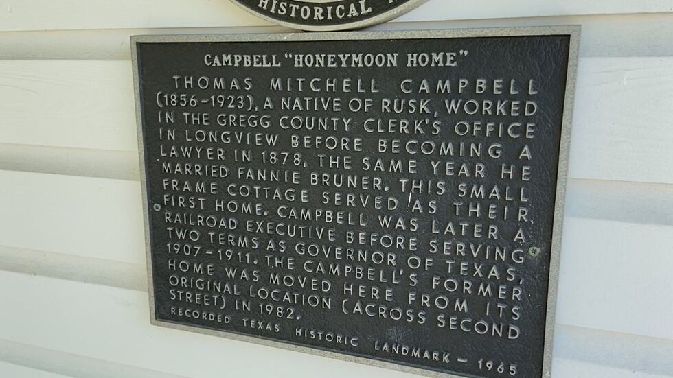 Campbell Honeymoon Home in Longview.