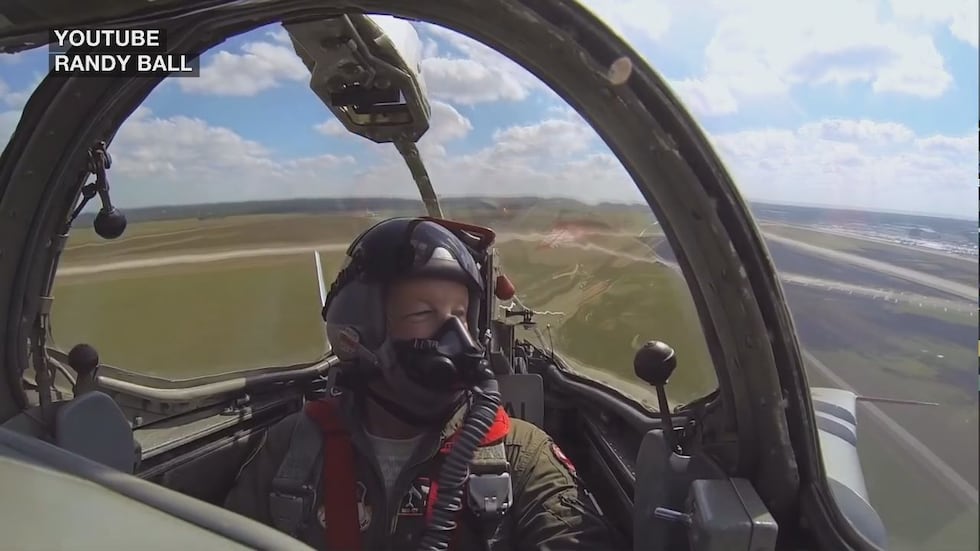 A video on Ball's YouTube page shows him performing at airshows across the country.