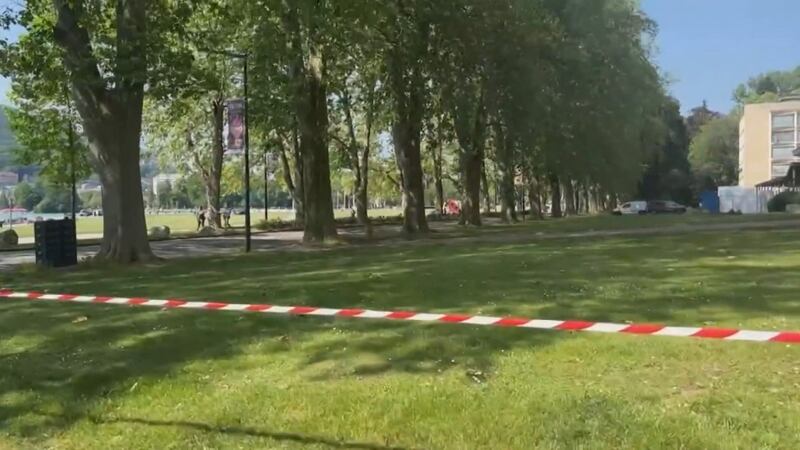 An attacker with a knife stabbed several young children and two adults, leaving some with...