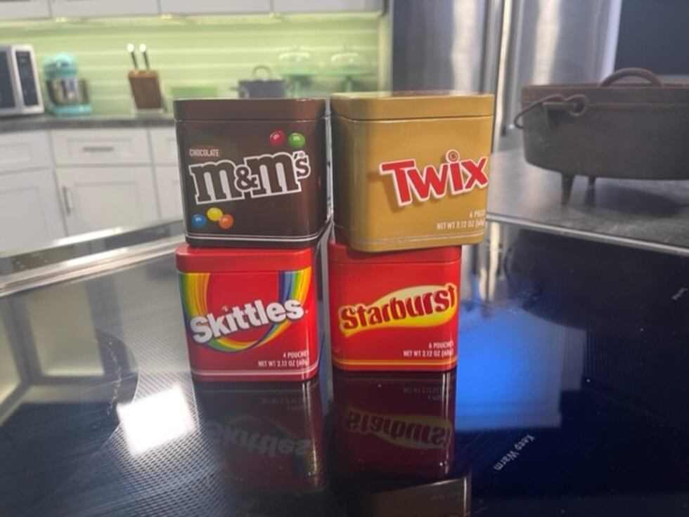 Mars candy tins
