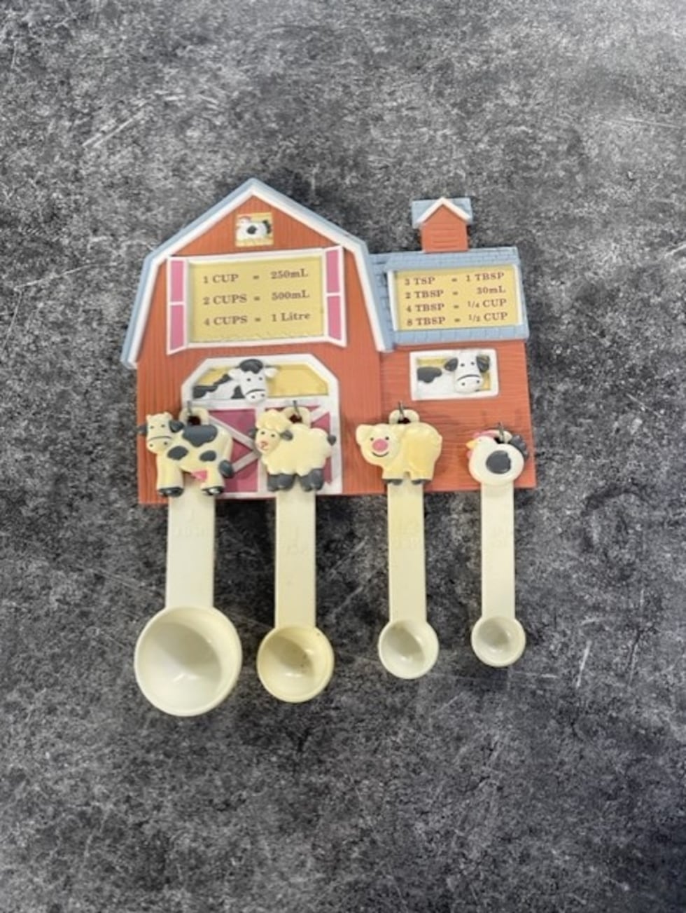 Avon is a distributor of makeup. And measuring spoons.