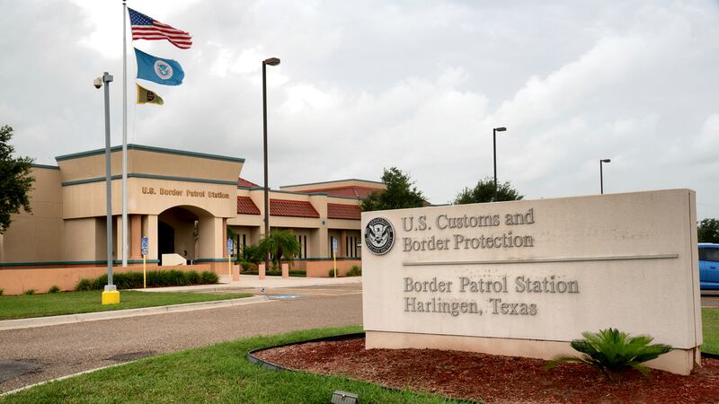 FILE - The Border Patrol station stands July 11, 2014, in Harlingen, Texas. Border Patrol...