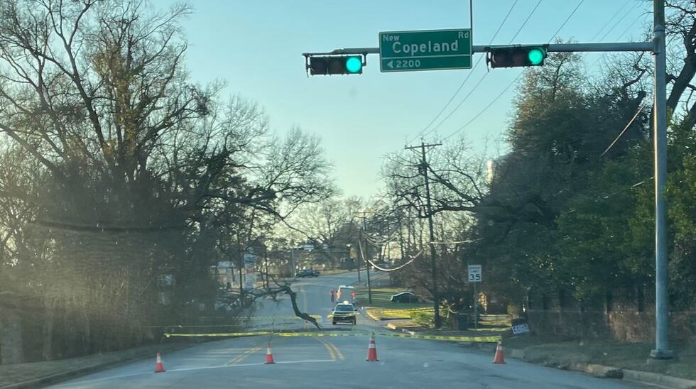 Storm cleanup efforts are underway.
