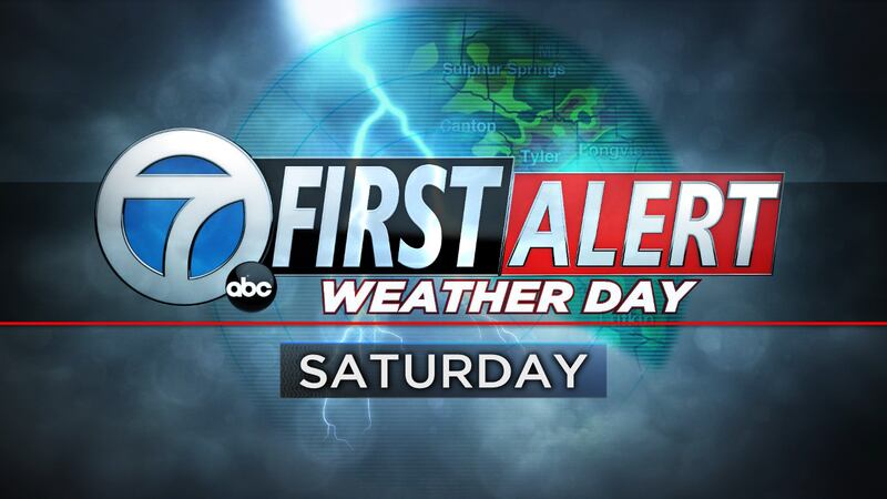 A strong upper-level disturbance along with a cold front will move through East Texas during...