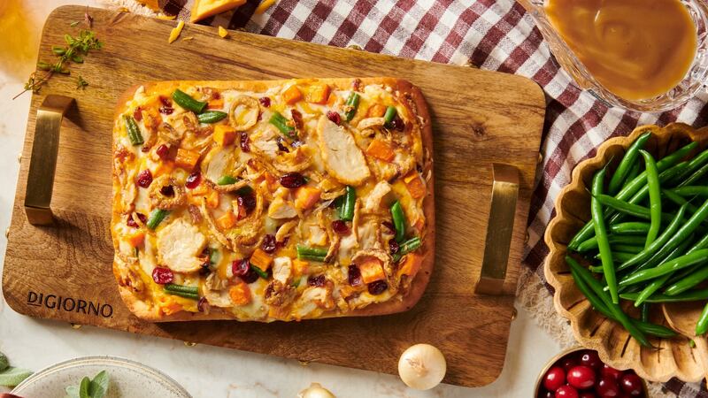 DiGiorno’s new Thanksgiving pizza is perfect for people who don't feel like cooking for the...