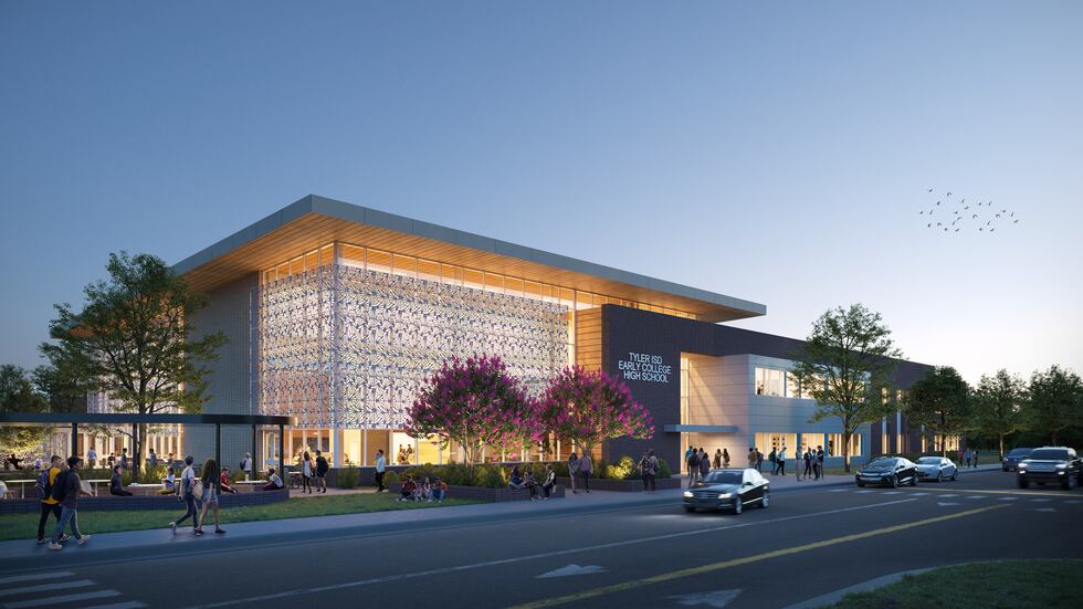 Rendering of proposed Early College High School.