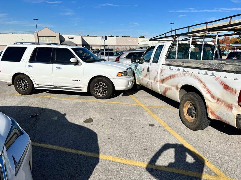 The dog was the only one in a car that hit two other vehicles.