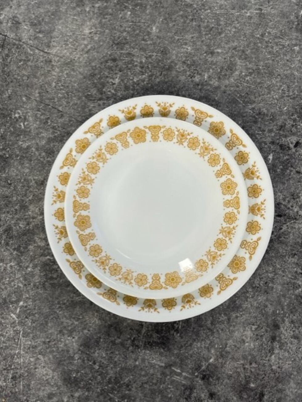 Corelle butterfly gold