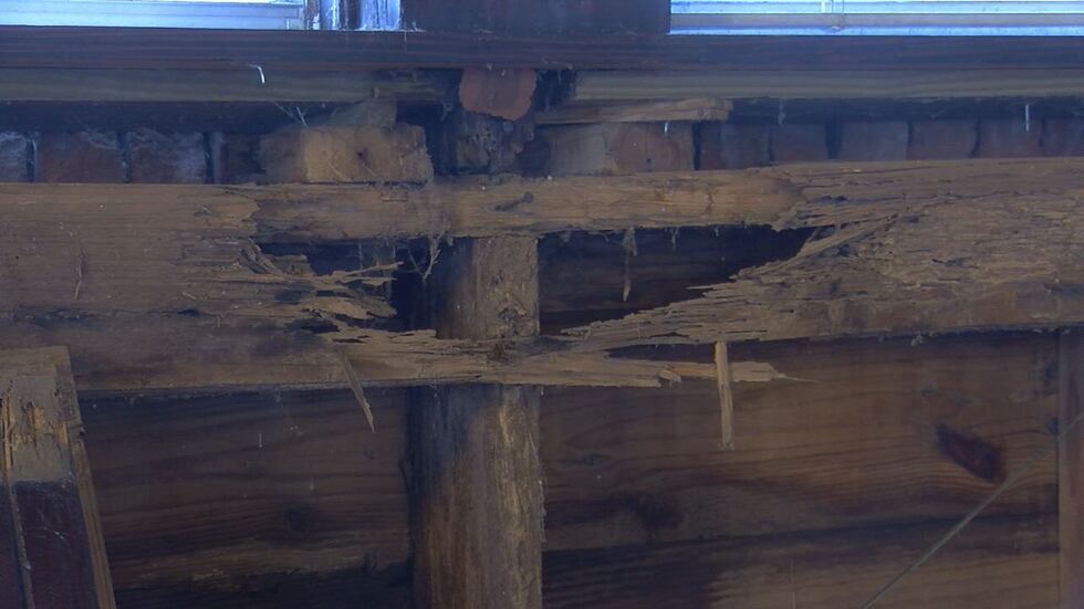 Church members have hired a preservation architect to address termite damage, a crumbling...