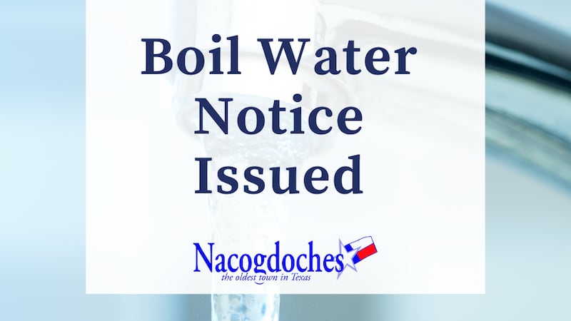 Boil water notice issued