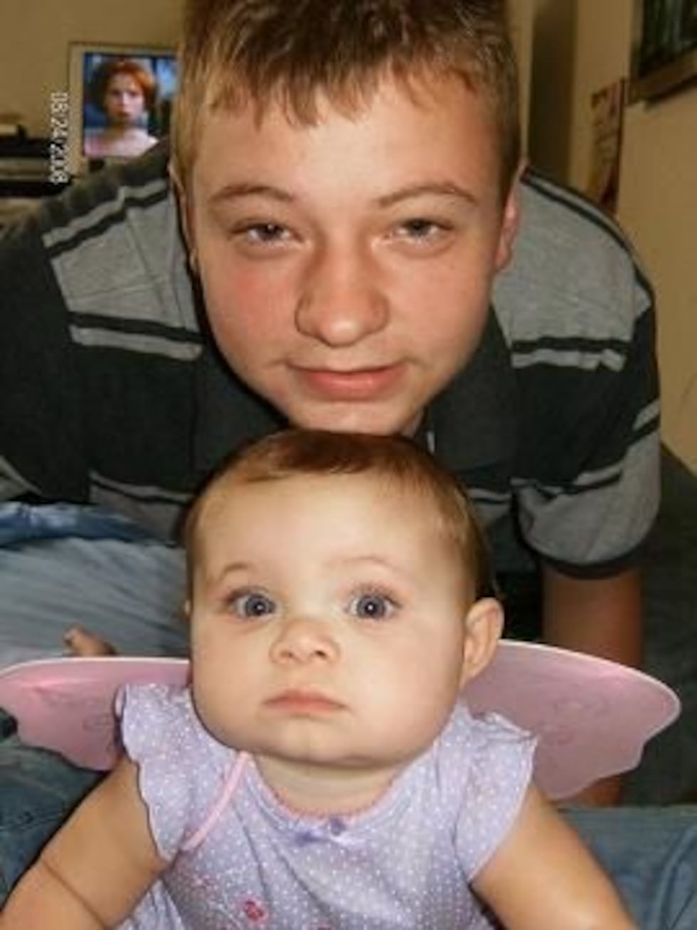 Blaine Milam with Amora Carson. Photo Source: Jessica Carson's Myspace